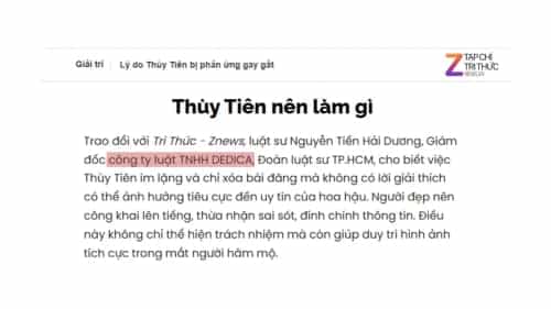 The reason behind the strong backlash against Thùy Tiên.