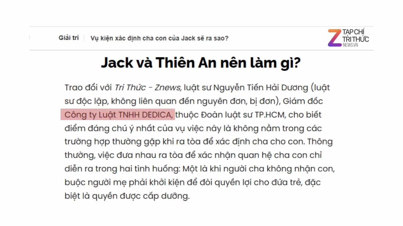 Jack 的亲子诉讼案件将会如何发展?