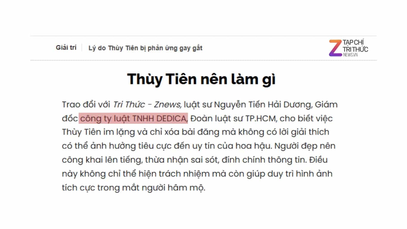 The reason behind the strong backlash against Thùy Tiên.