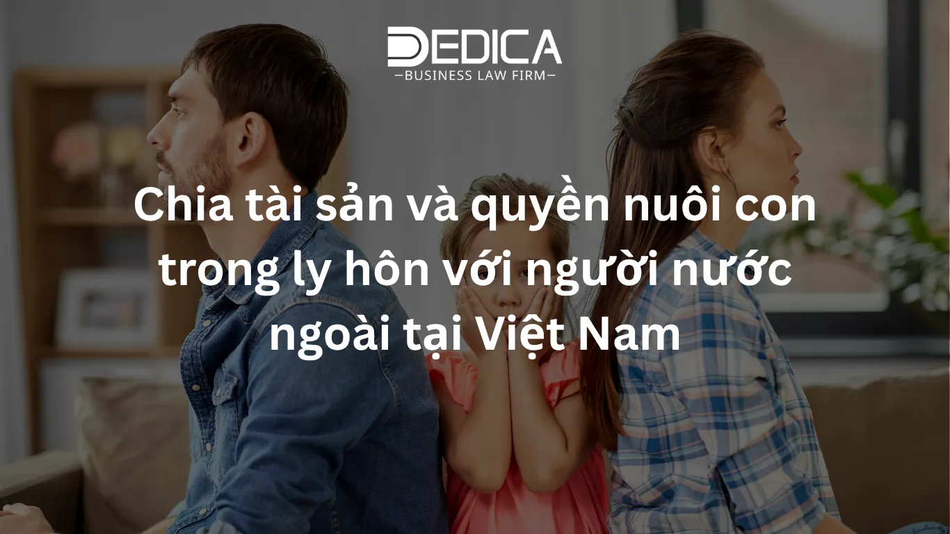 Chia tài sản và quyền nuôi con trong ly hôn với người nước ngoài tại Việt Nam