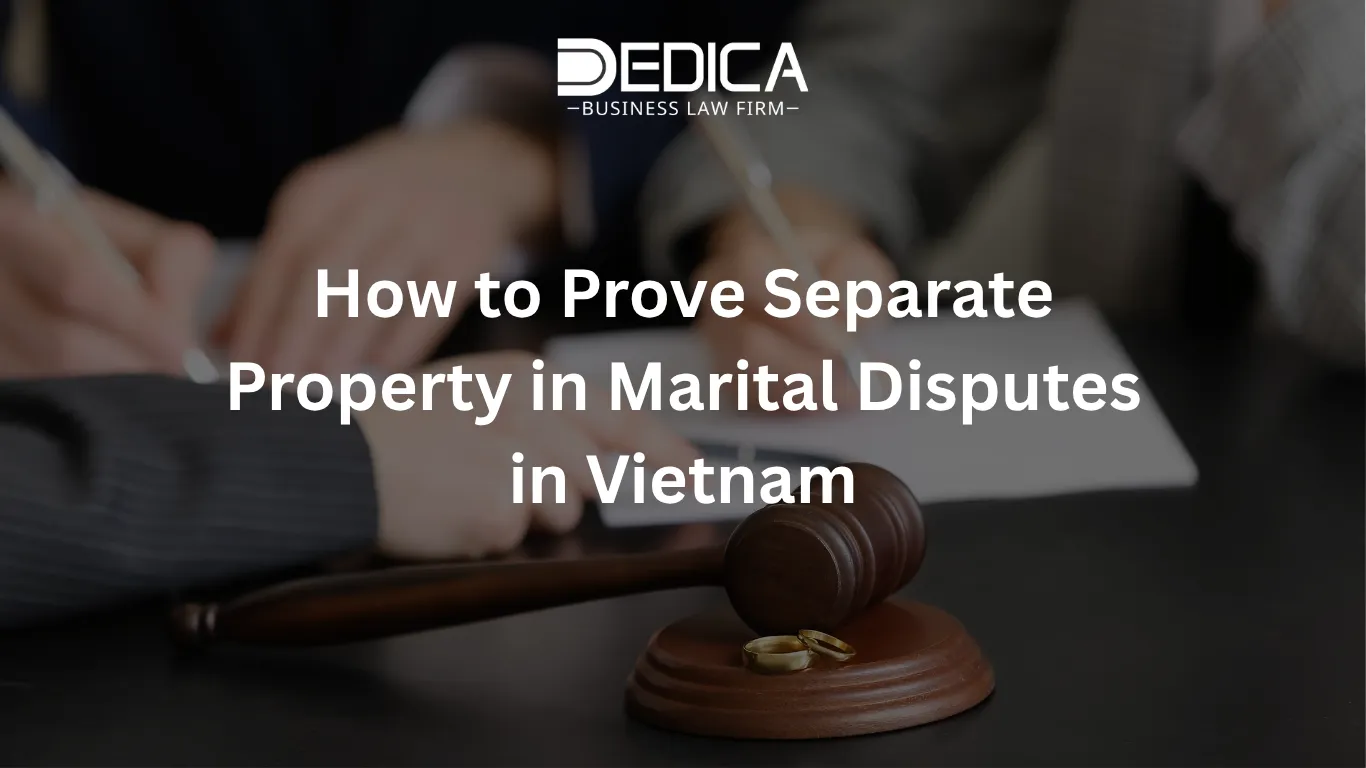 How to Prove Separate Property in Marital Disputes in Vietnam