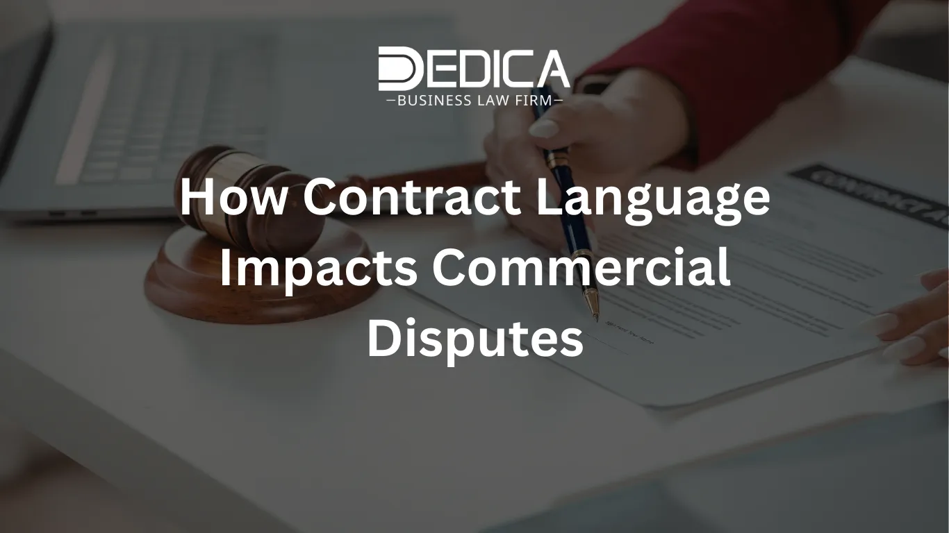 How Contract Language Impacts Commercial Disputes