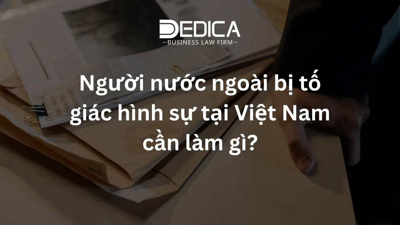 Người nước ngoài bị tố giác hình sự tại Việt Nam cần làm gì?