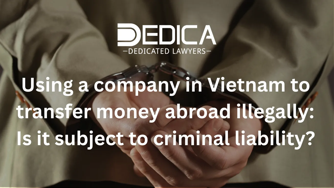 Using a company in Vietnam to transfer money abroad illegally: Can it be subject to criminal liability?