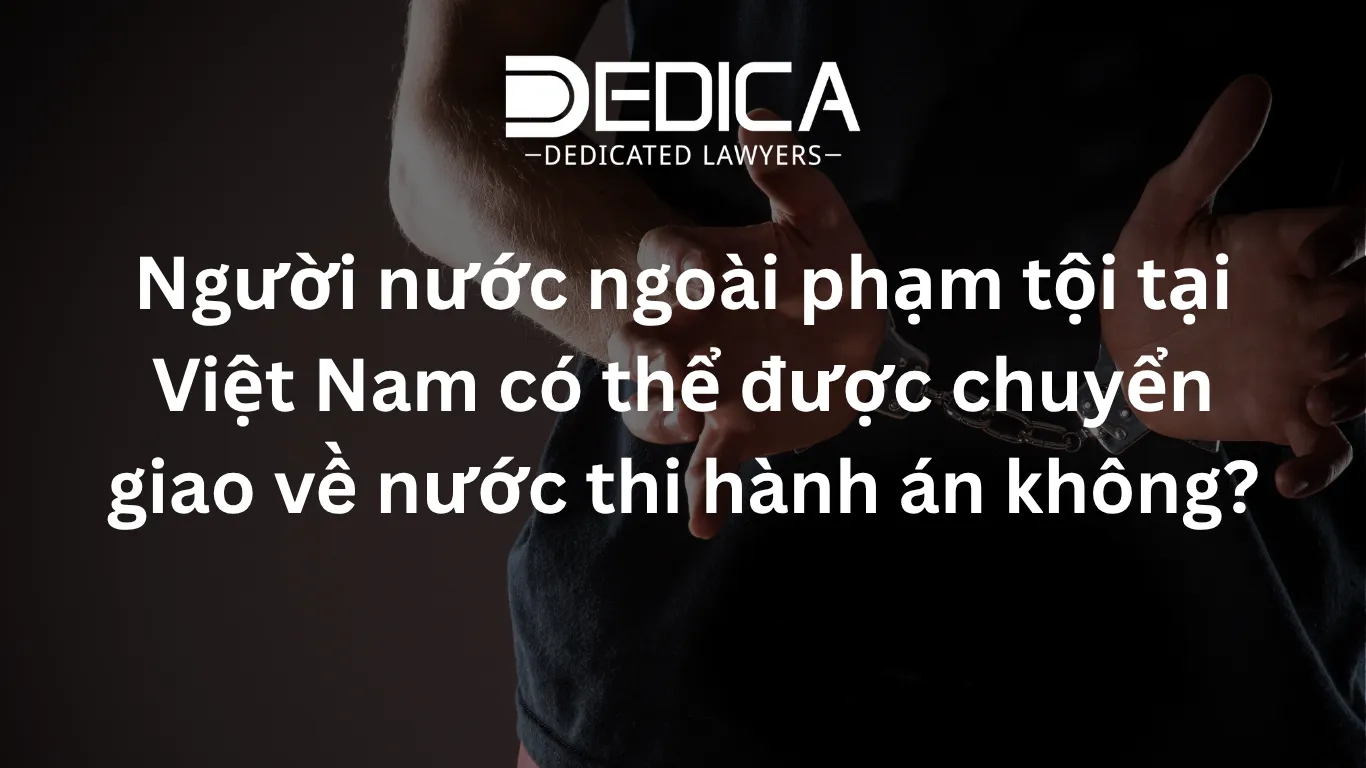 Người nước ngoài phạm tội tại Việt Nam có thể được chuyển giao về nước thi hành án không?
