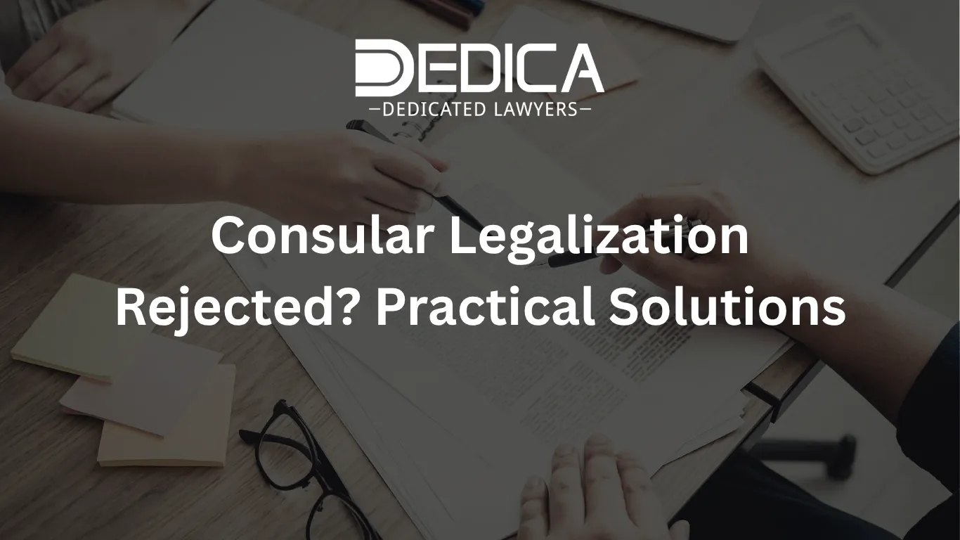 Consular Legalization Rejected? Practical Solutions