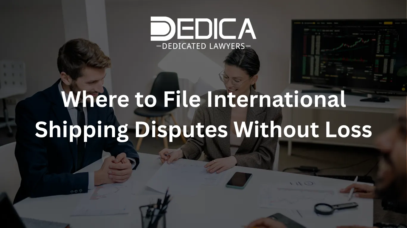 Where to File International Shipping Disputes Without Loss