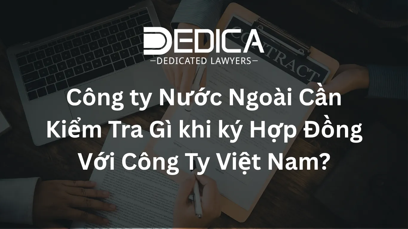 Công ty Nước Ngoài Cần Kiểm Tra Gì khi ký Hợp Đồng Với Công Ty Việt Nam?