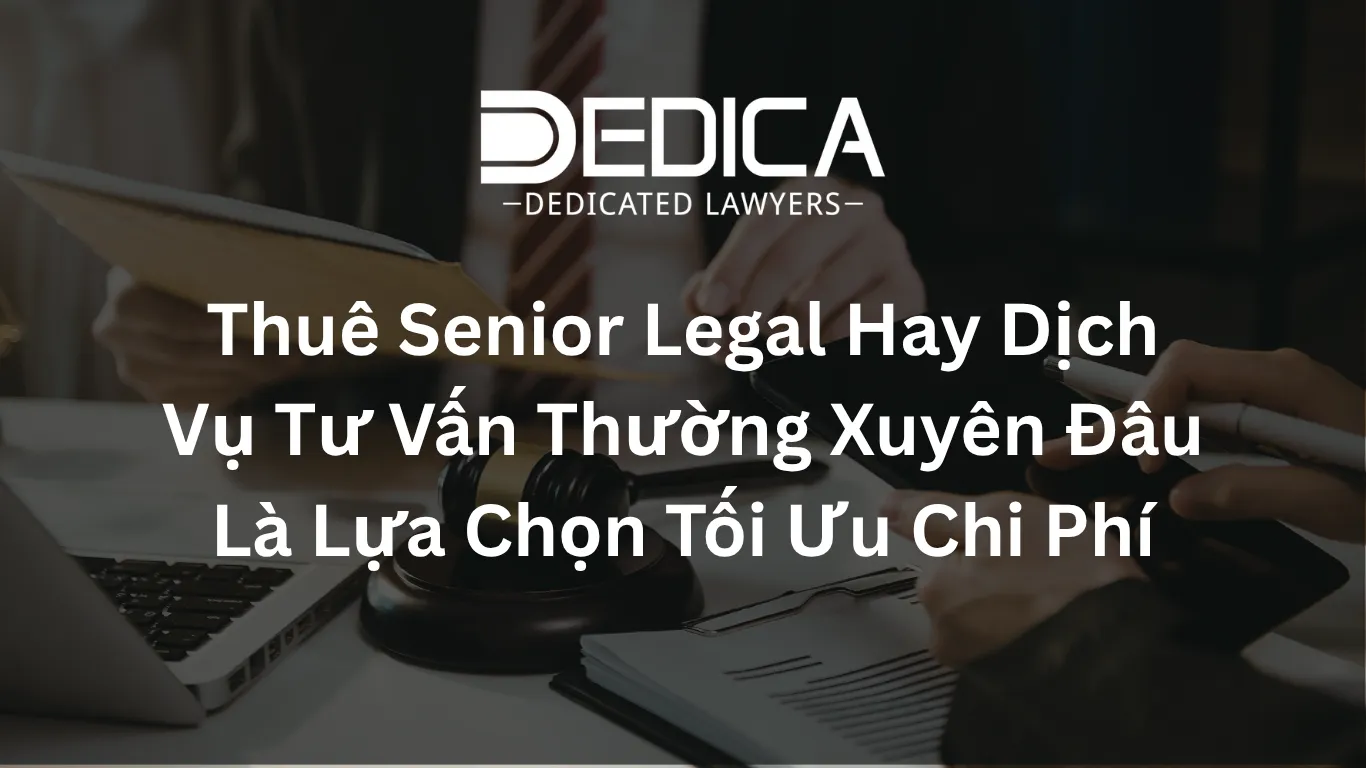 Thuê Senior Legal Hay Dịch Vụ Tư Vấn Thường Xuyên Đâu Là Lựa Chọn Tối Ưu Chi Phí
