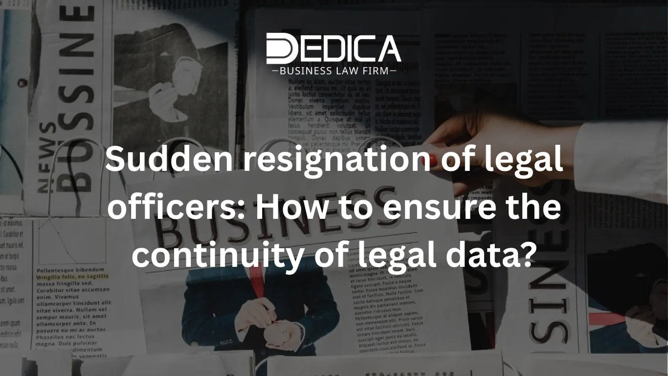 Sudden resignation of legal officers: How to ensure the continuity of legal data?