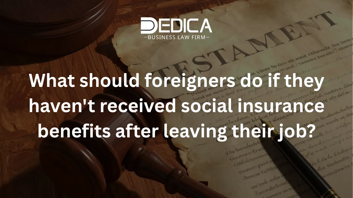 What should foreigners do if they haven't received social insurance benefits after leaving their job?