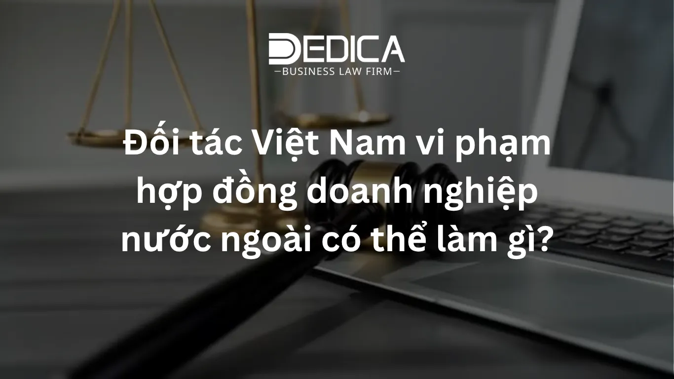 Đối tác Việt Nam vi phạm hợp đồng doanh nghiệp nước ngoài có thể làm gì?