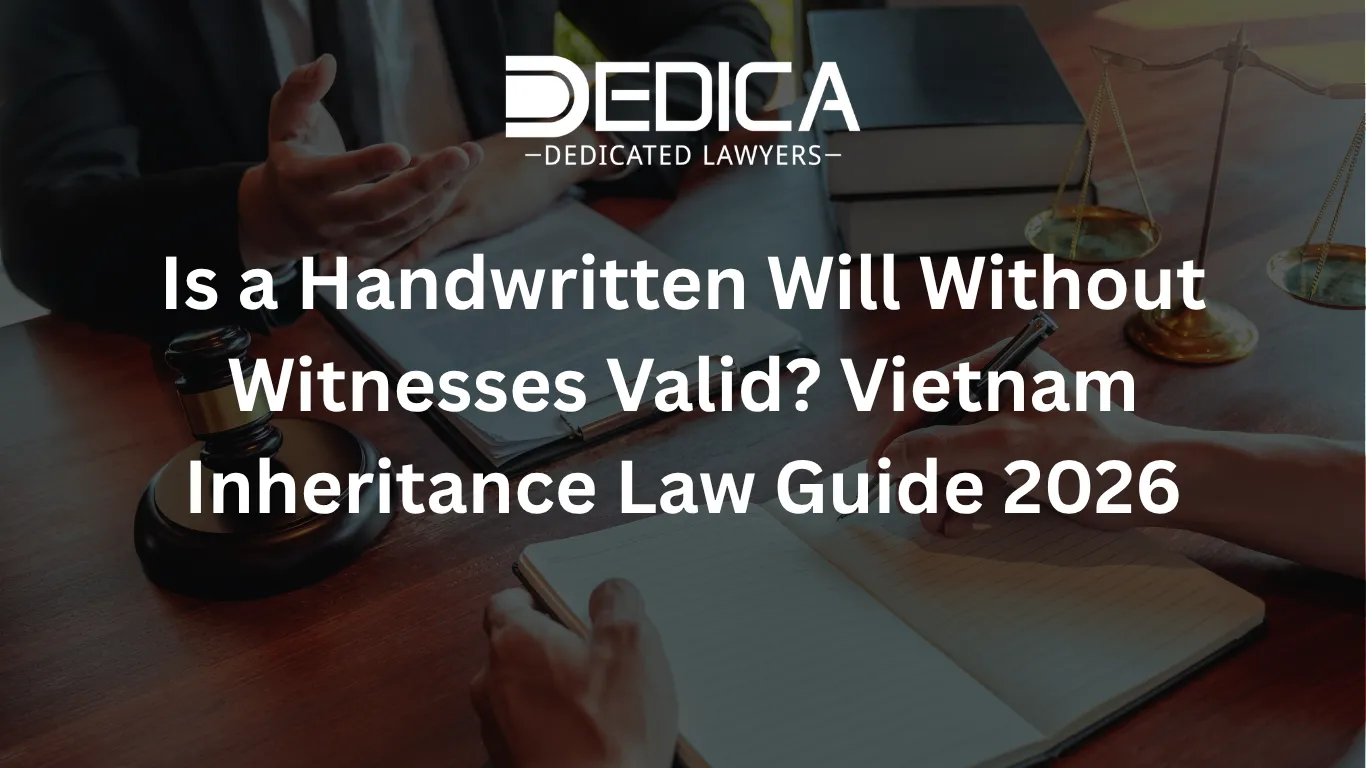 Is a Handwritten Will Without Witnesses Valid? Vietnam Inheritance Law Guide 2026