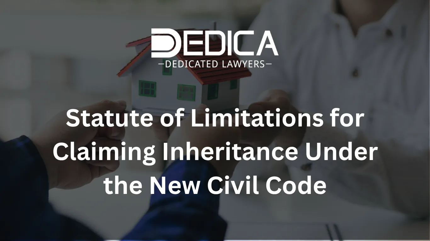 Statute of Limitations for Claiming Inheritance Under the New Civil Code